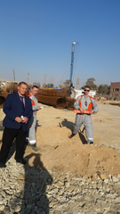 Inspection team on the pipeline route